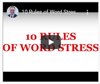 Word Stress Rules