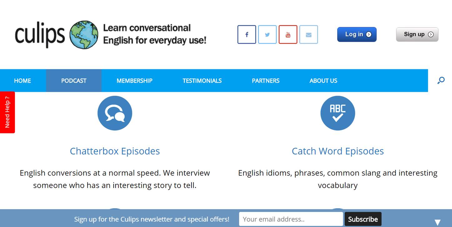 Culips: Learn conversational English for everyday use!